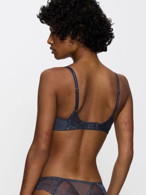 Wild Peony Florale W Reggiseno con ferretto, grigio