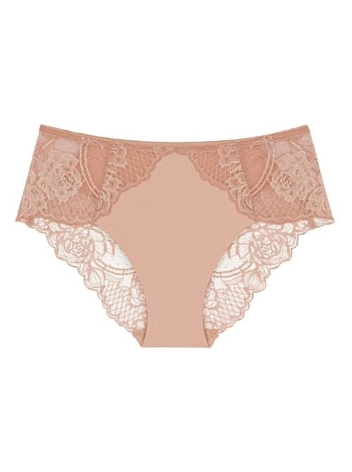 Wild Peony Florale Slip Maxi, nudo