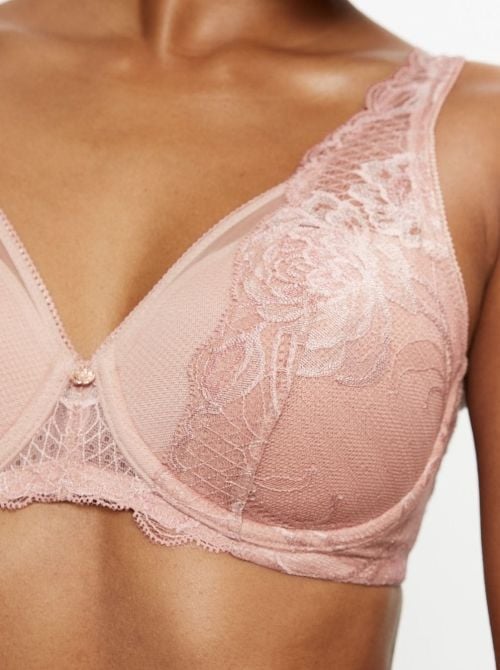Wild Peony Florale Wp Reggiseno imbottito, nudo