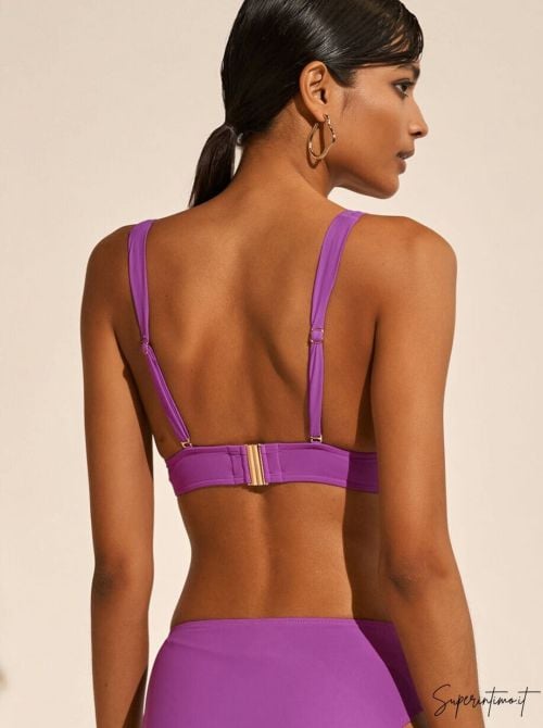 Honesty reggiseno a triangolo per bikini, violet