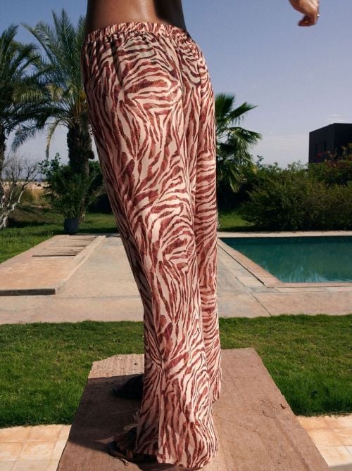 Feline Energy panta pareo, pink tiger