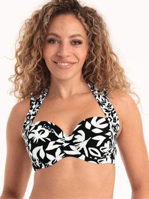 Catalina reggiseno per bikini a fascia, fantasia ROSA FAIA BEACHWEAR