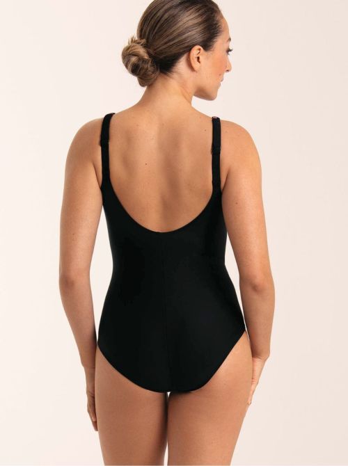 Praia costume intero per protesi, rosewood
