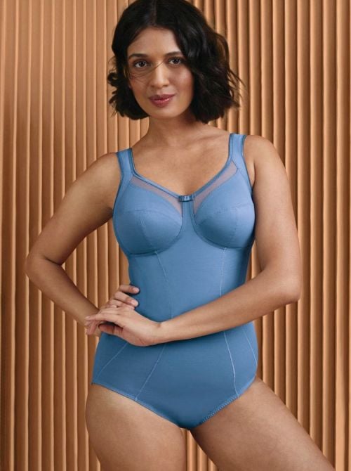 3459 Body Clara senza ferretto, azzurro ANITA