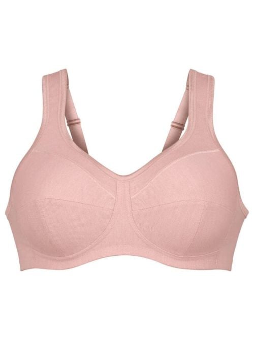 Jana reggiseno in cotone senza ferretto, rosa