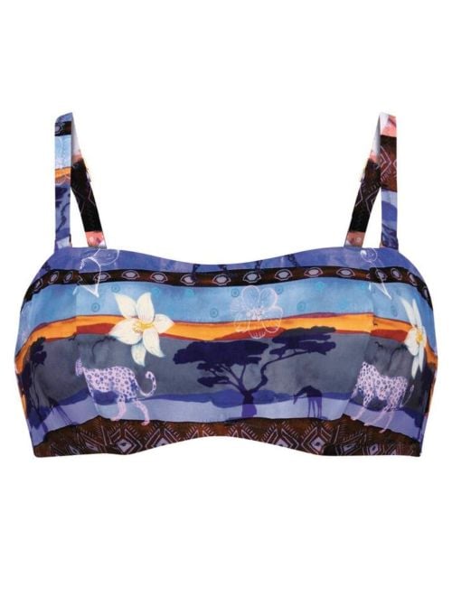 Bella reggiseno a fascia per bikini