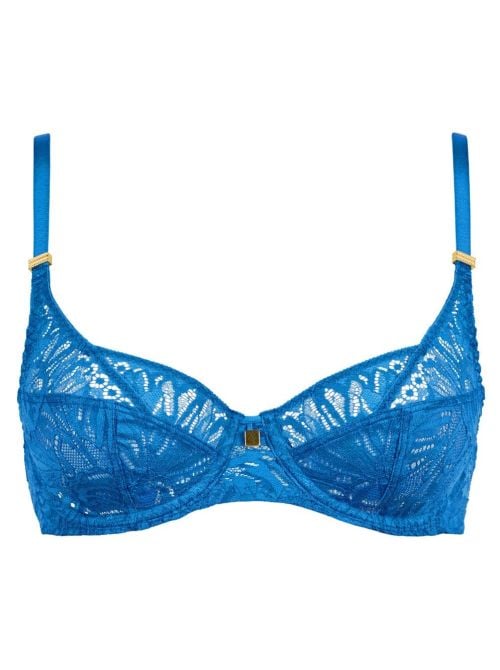 Love Soul bralette a triangolo, azzurro