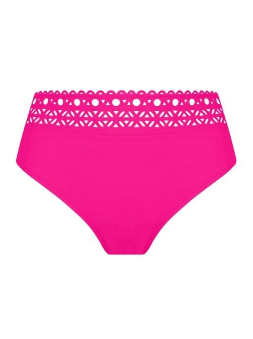 Ajourage Couture slip vita alta, fuxia