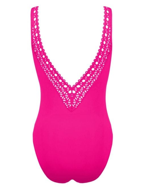 Ajourage Couture costume intero, fuxia