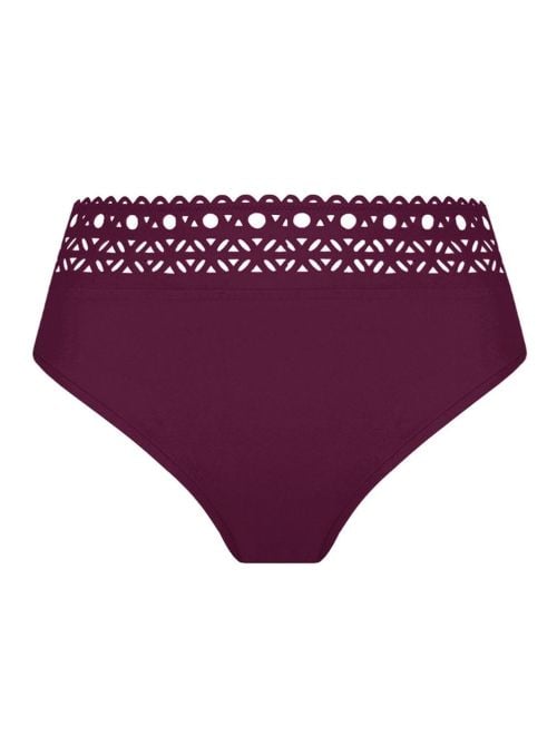 Ajourage Couture slip vita alta, prugna