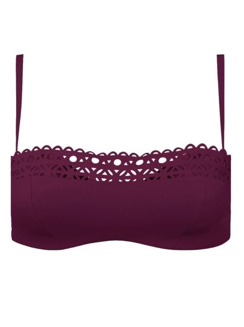 Ajourage Couture fascia imbottita, prugna