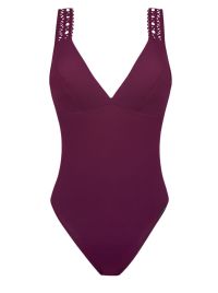 Ajourage Couture costume intero, prugna