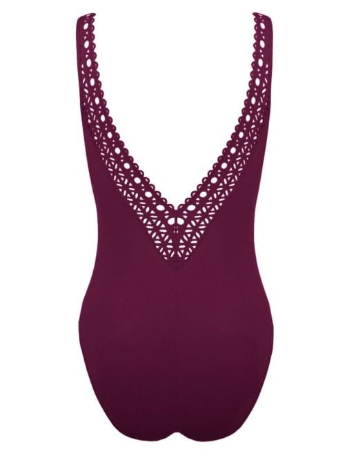 Ajourage Couture costume intero, prugna