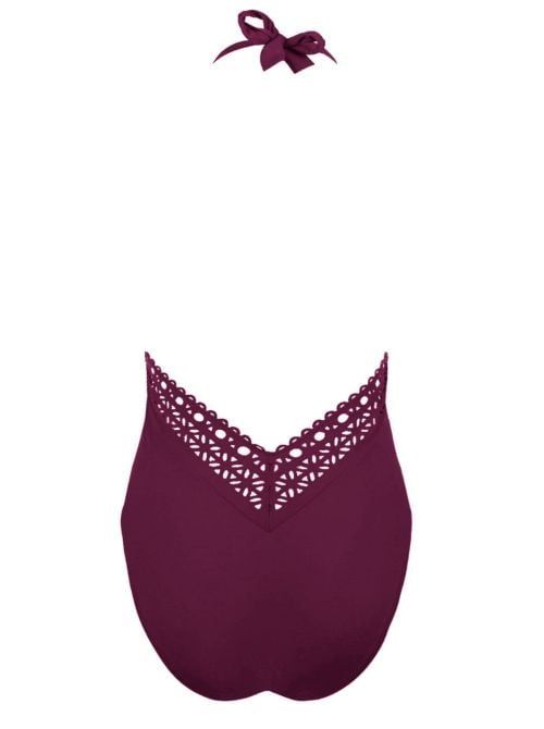 Ajourage Couture costume intero senza ferretto, prugna