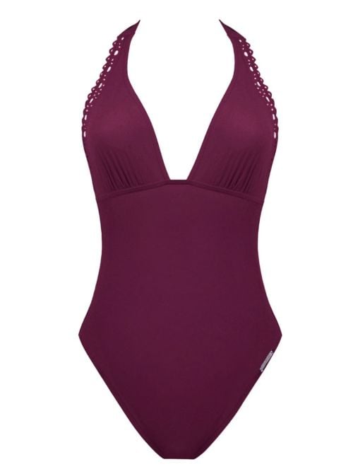 Ajourage Couture costume intero senza ferretto, prugna