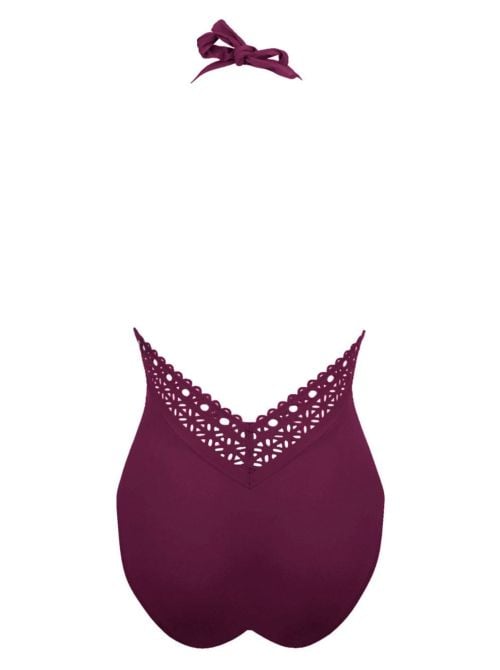 Ajourage Couture costume intero senza ferretto, prugna