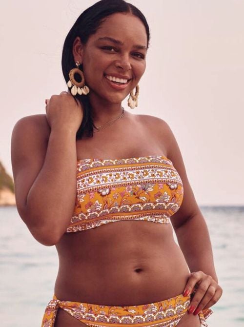 Bella reggiseno a fascia per bikini ROSA FAIA BEACHWEAR