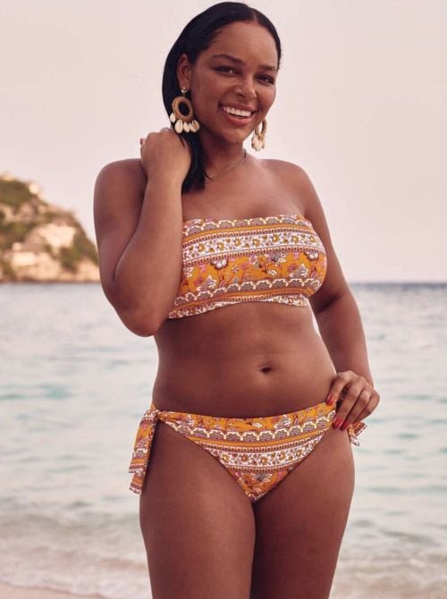 Mimi slip per bikini, spicy orange ROSA FAIA BEACHWEAR