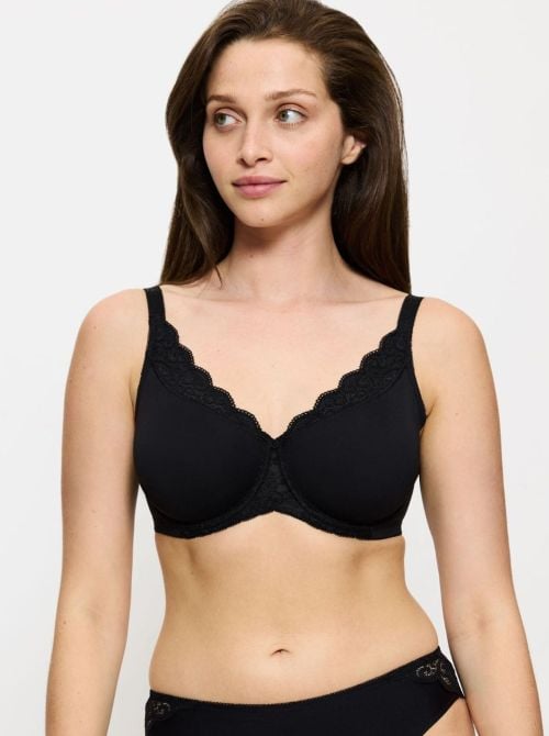 Amourette W01 Reggiseno minimizer, nero TRIUMPH