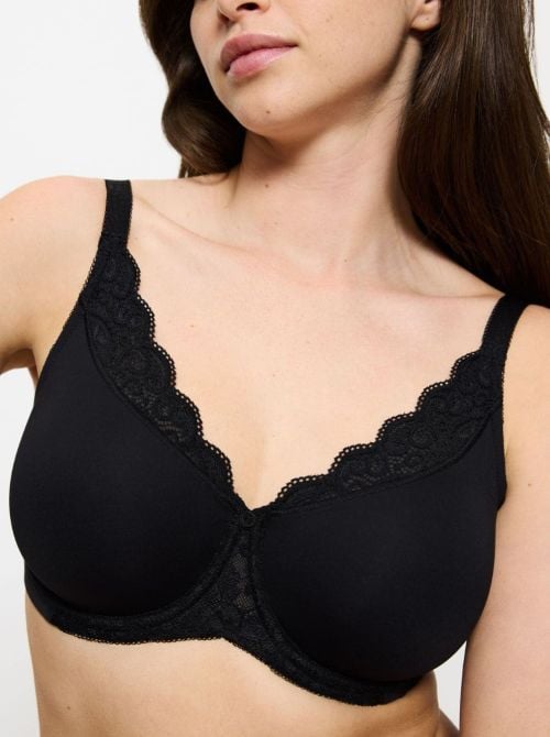 Amourette W01 Reggiseno minimizer, nero TRIUMPH