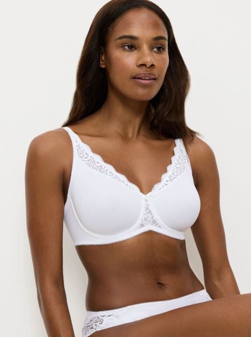 Amourette W01 Reggiseno minimizer, bianco