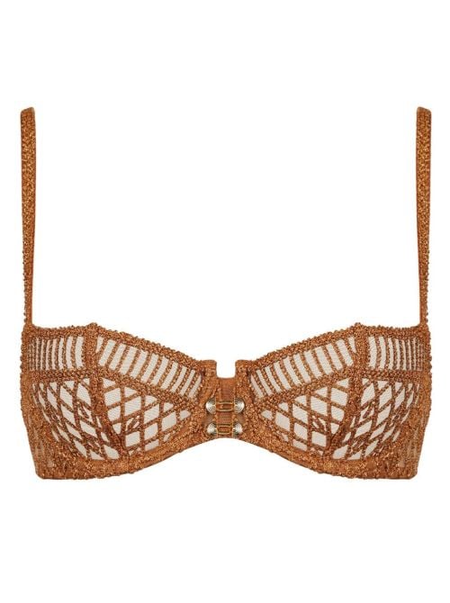 Stardust dream  balconcino con ferretto, amber gold