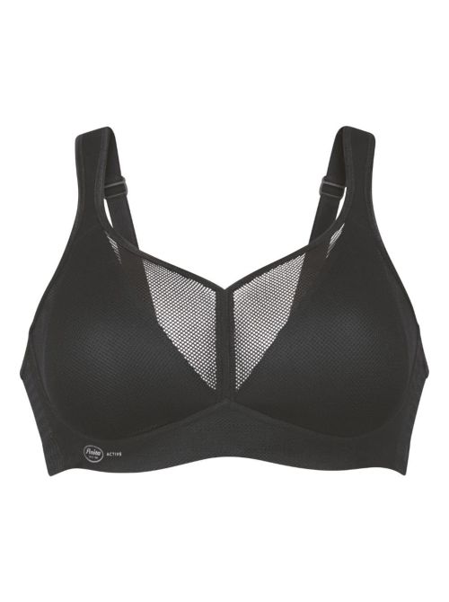 5544 Air Control reggiseno sportivo con imbottitura, nero