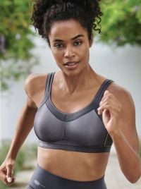 5529 reggiseno sportivo senza ferretto, antracite