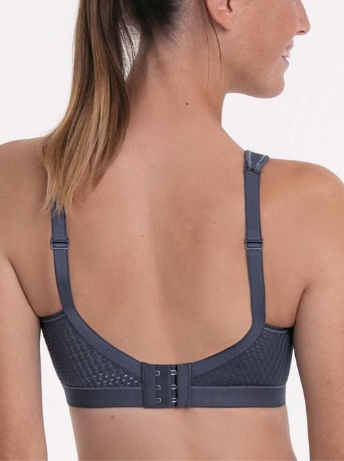 5529 reggiseno sportivo senza ferretto, antracite