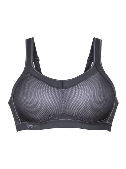 5529 reggiseno sportivo senza ferretto, antracite