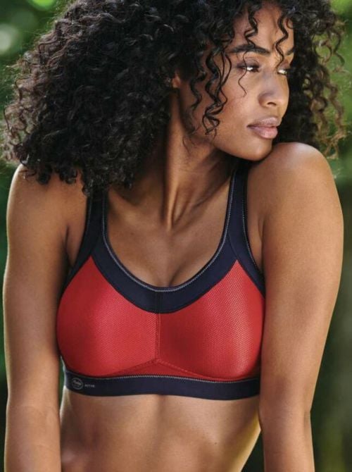 5529 reggiseno sportivo senza ferretto, rosso ANITA ACTIVE