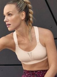 5537 dinamiX star Reggiseno sport con dorso a X, smart rose