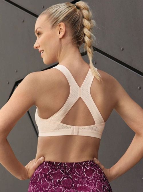 5537 dinamiX star Reggiseno sport con dorso a X, smart rose ANITA ACTIVE