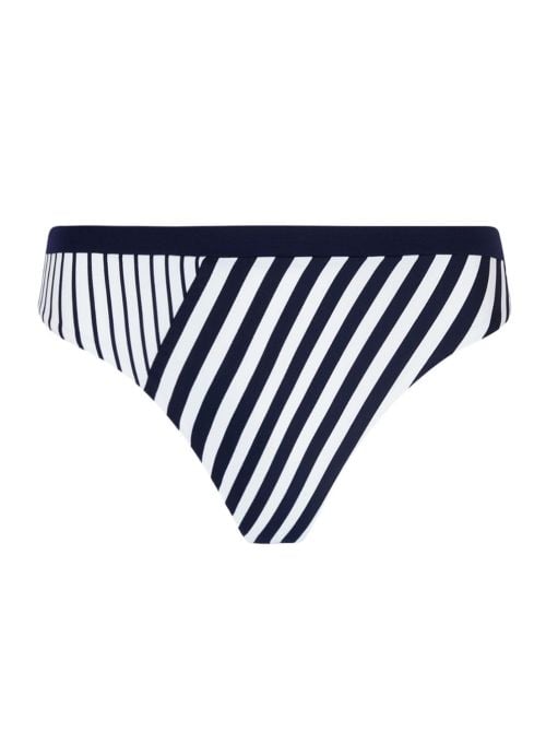 Rayure en Ligne slip charme per bikini, blu