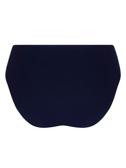 Rayure en Ligne slip per bikini con coulisse, blu