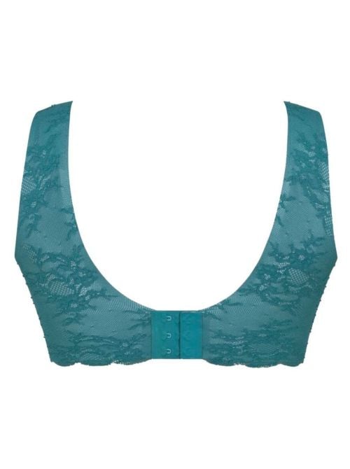 Essential Lace bralette con coppe imbottite, light smeragd