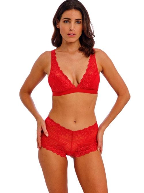 Embrace Lace reggiseno scollo profondo, rosso WACOAL