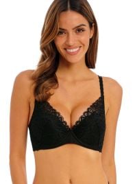 Raffine reggiseno scollatura profonda, nero