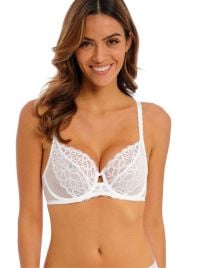 Raffine reggiseno con ferretto, bianco