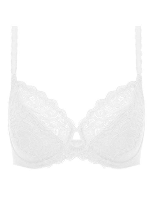 Raffine reggiseno con ferretto, bianco