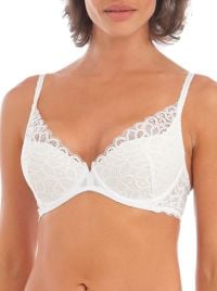 Raffine reggiseno scollatura profonda, bianco