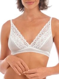 Raffine bralette, bianco