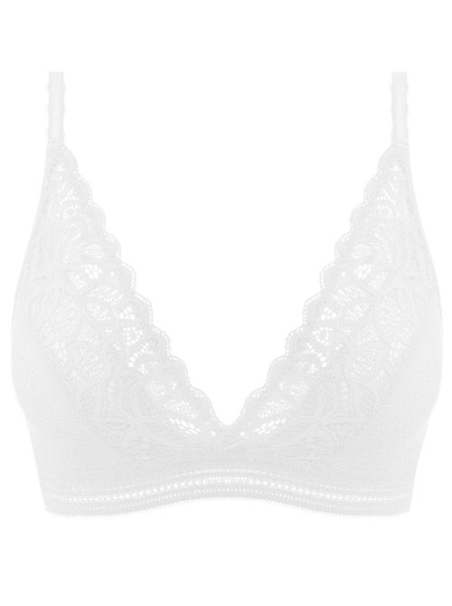 Raffine bralette, bianco