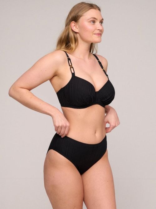 Kiruna slip per bikini a vita alta, nero PRIMADONNA SWIM