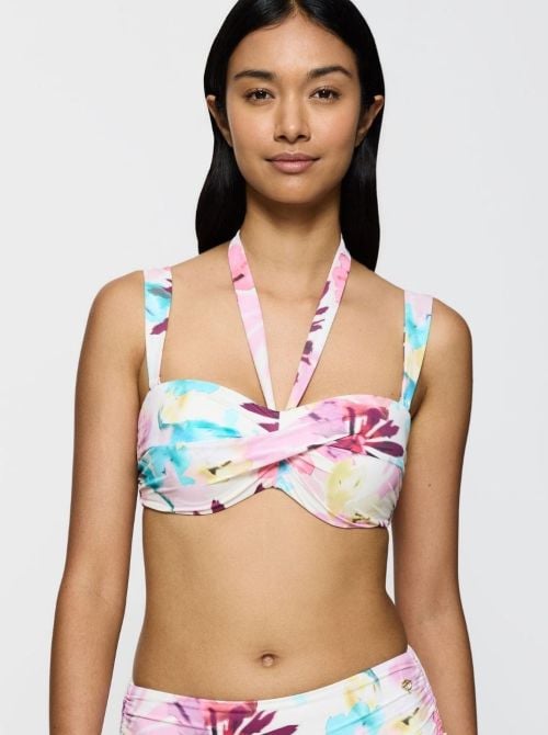 Summer Fleur Dp reggiseno a fascia per bikini TRIUMPH BEACHWEAR