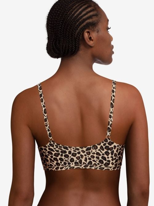SoftStretch bralette imbottita, leopard print