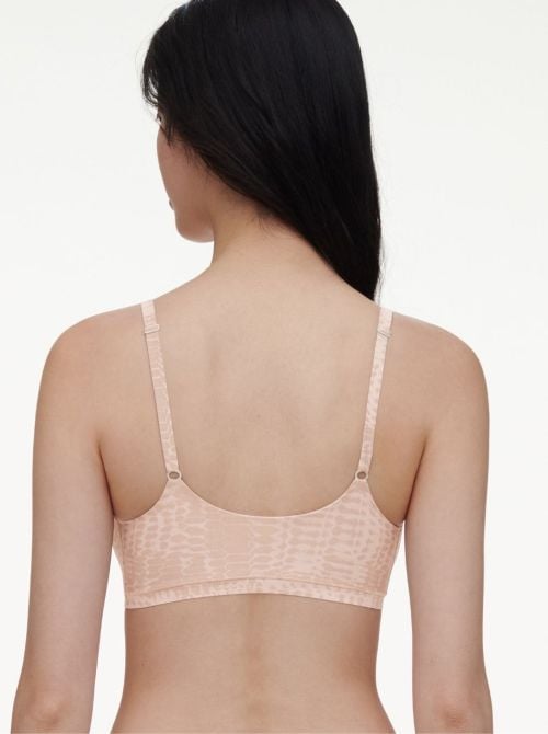SoftStretch bralette imbottita, snake print