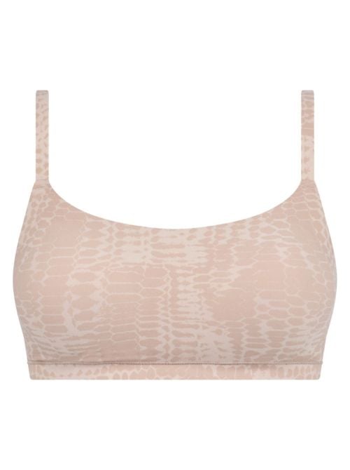 SoftStretch bralette imbottita, snake print