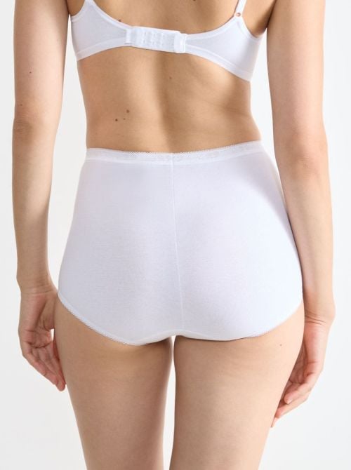 Sloggi Basic Maxi 4 Slip in cotone, bianco