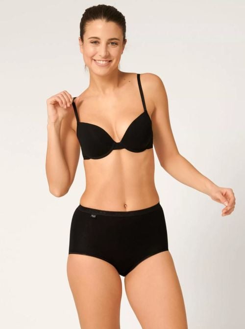 Sloggi Basic Maxi 4 Slip, nero SLOGGI